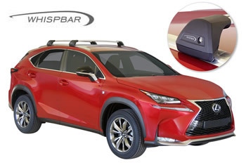 Yakima Whispbar roof racks Lexus NX